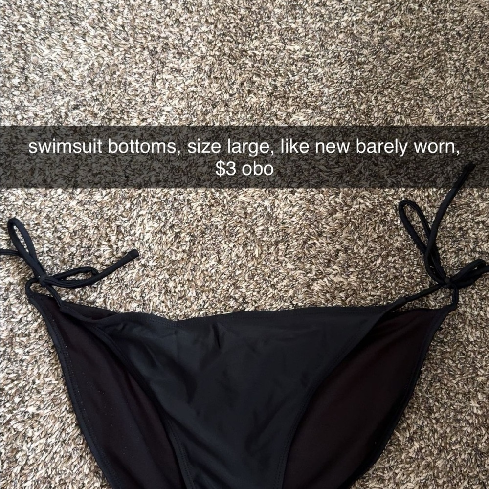 Black Women's Swim Bottoms